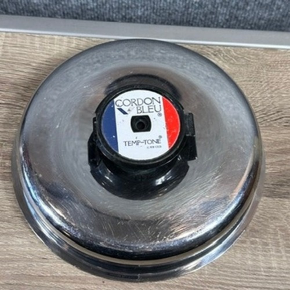 Cordon Bleu Temp-Tone Stainless Steel Replacement Lid 8" Steam Valve Knob